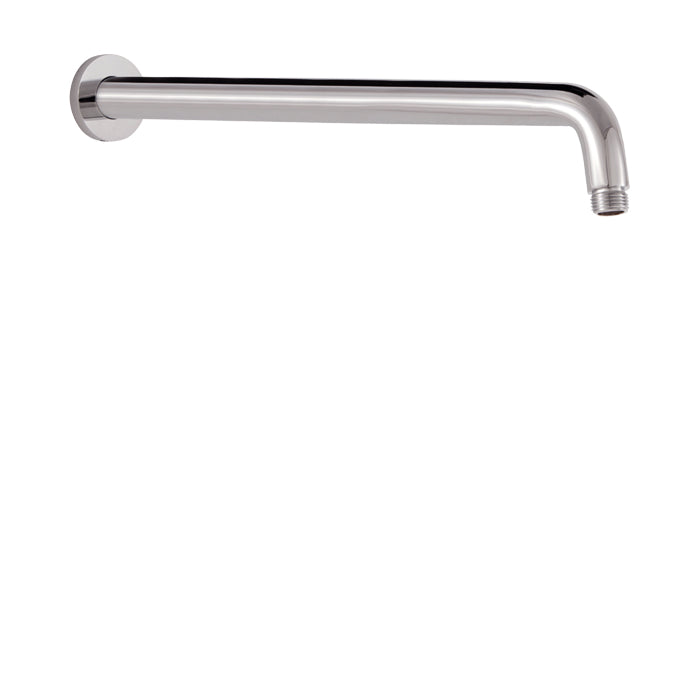 18" Wallmount Shower Arm with Round Flange - Polished Chrome