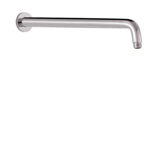 18" Wallmount Shower Arm with Round Flange - Polished Chrome