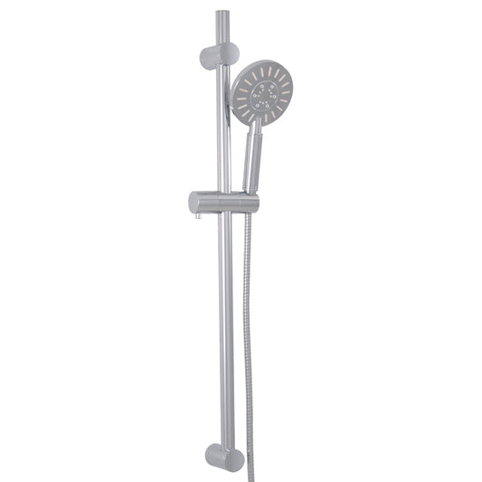 Round Shower Rail - Polished Chrome