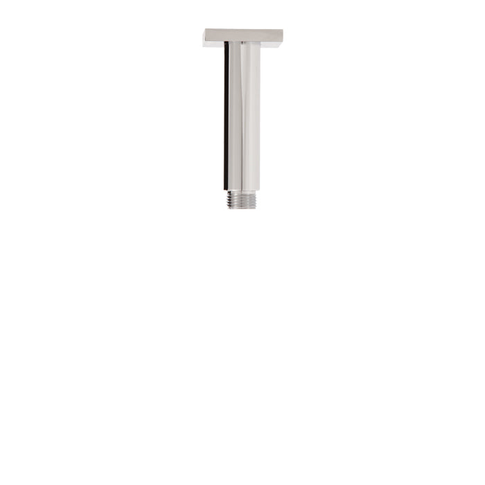 4" Ceiling Arm with Square Flange - Polished Chrome