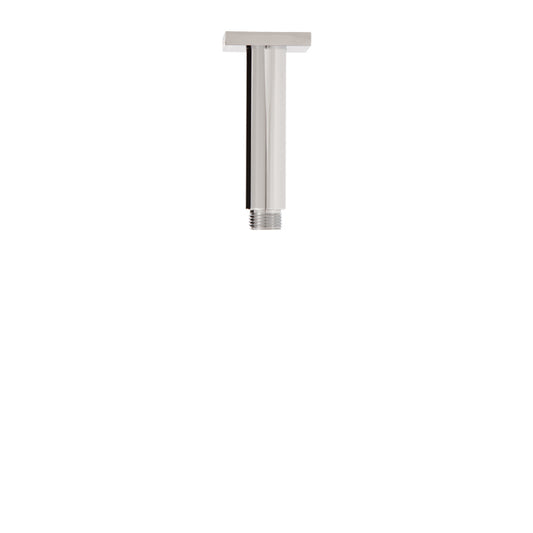 4" Ceiling Arm with Square Flange - Polished Chrome