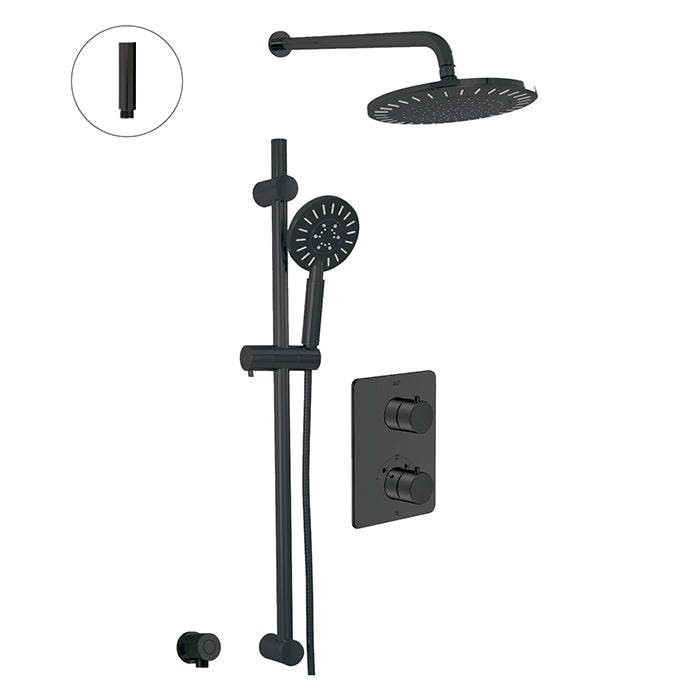 Via Dante Thermostatic Shower System – 2 Functions
