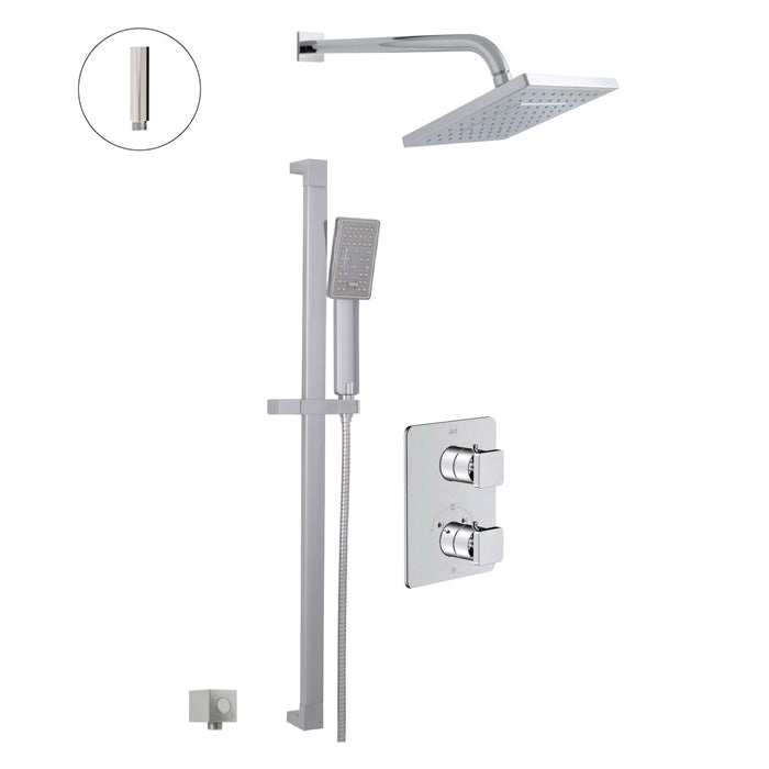 Riga Thermostatic Shower System – 2 Functions