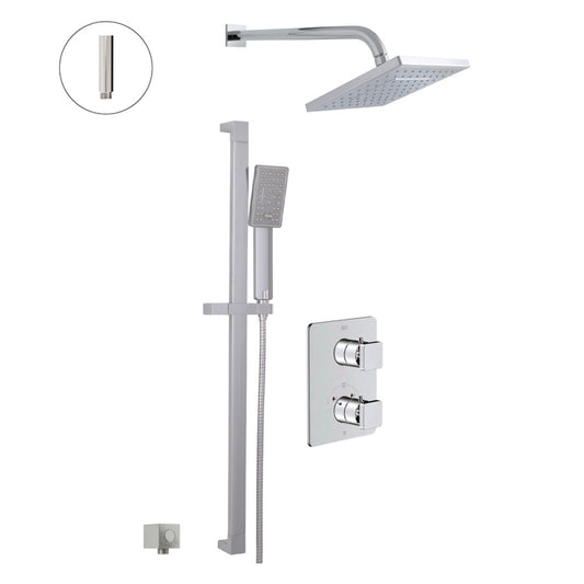Riga Thermostatic Shower System – 2 Functions