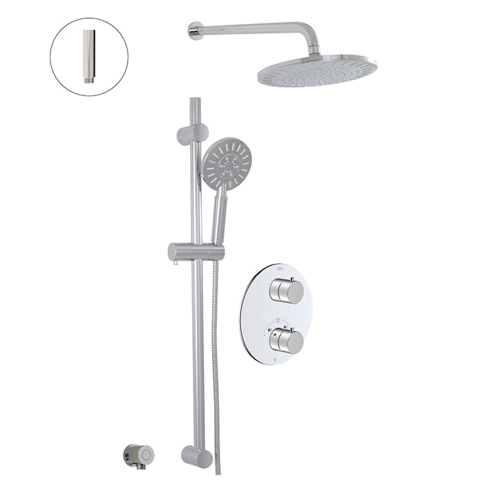 Circo Thermostatic Shower System – 2 Functions