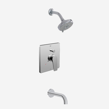 Via Dante Pressure Balance Tub/Shower System