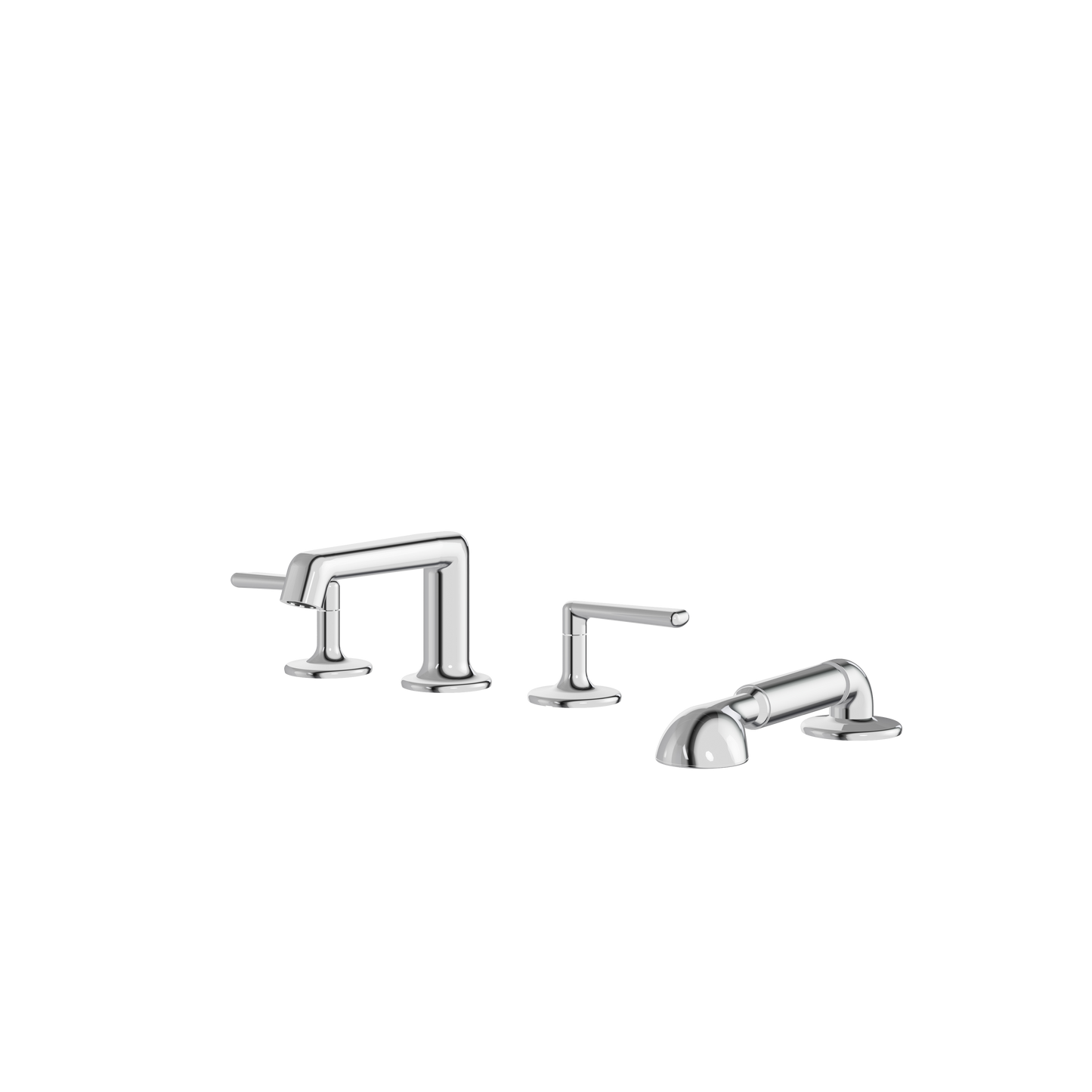 Aquabrass Forum 4Pcs Deck Tub Filler With Hs