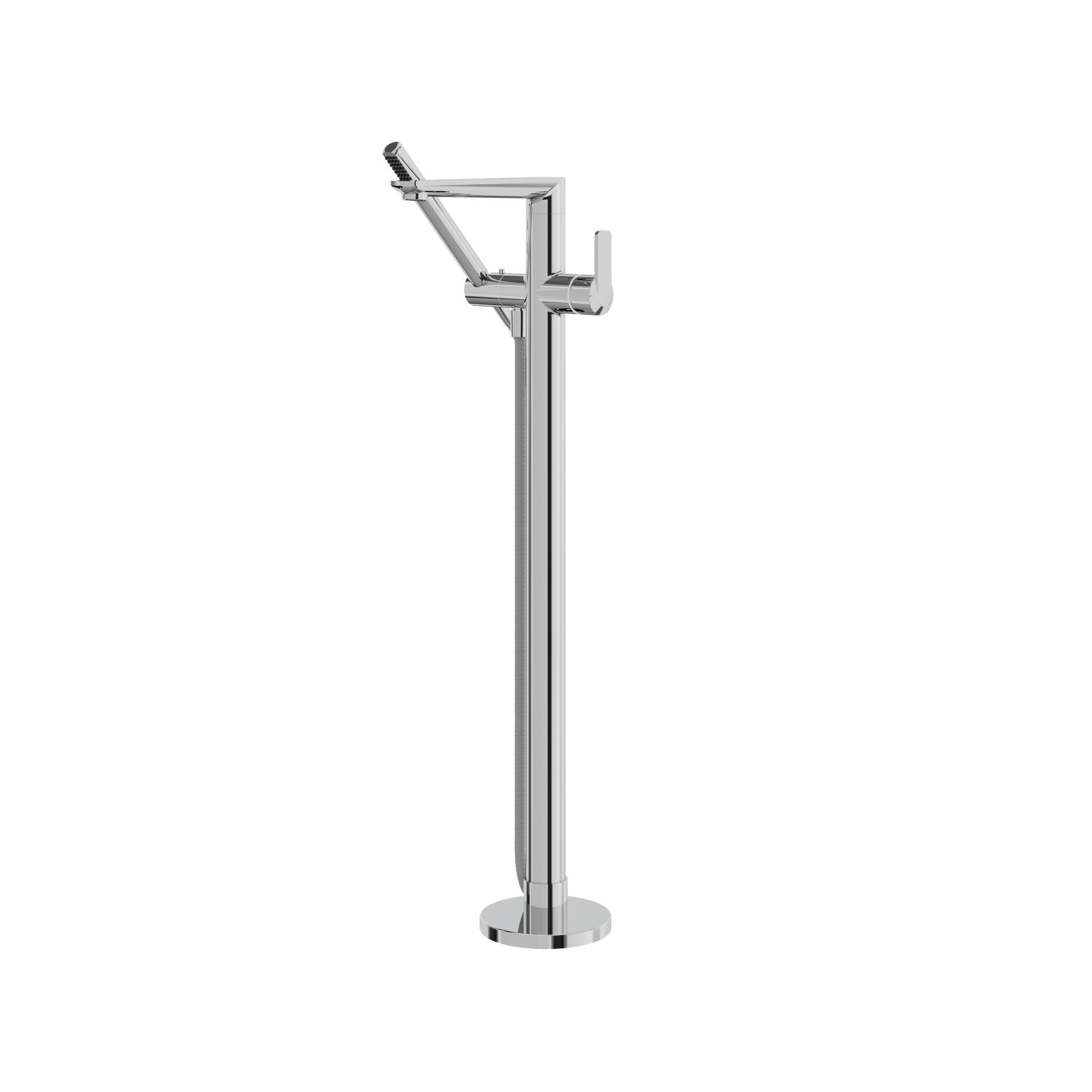 Aquabrass C67 Floor Tub Filler With Hand Shw