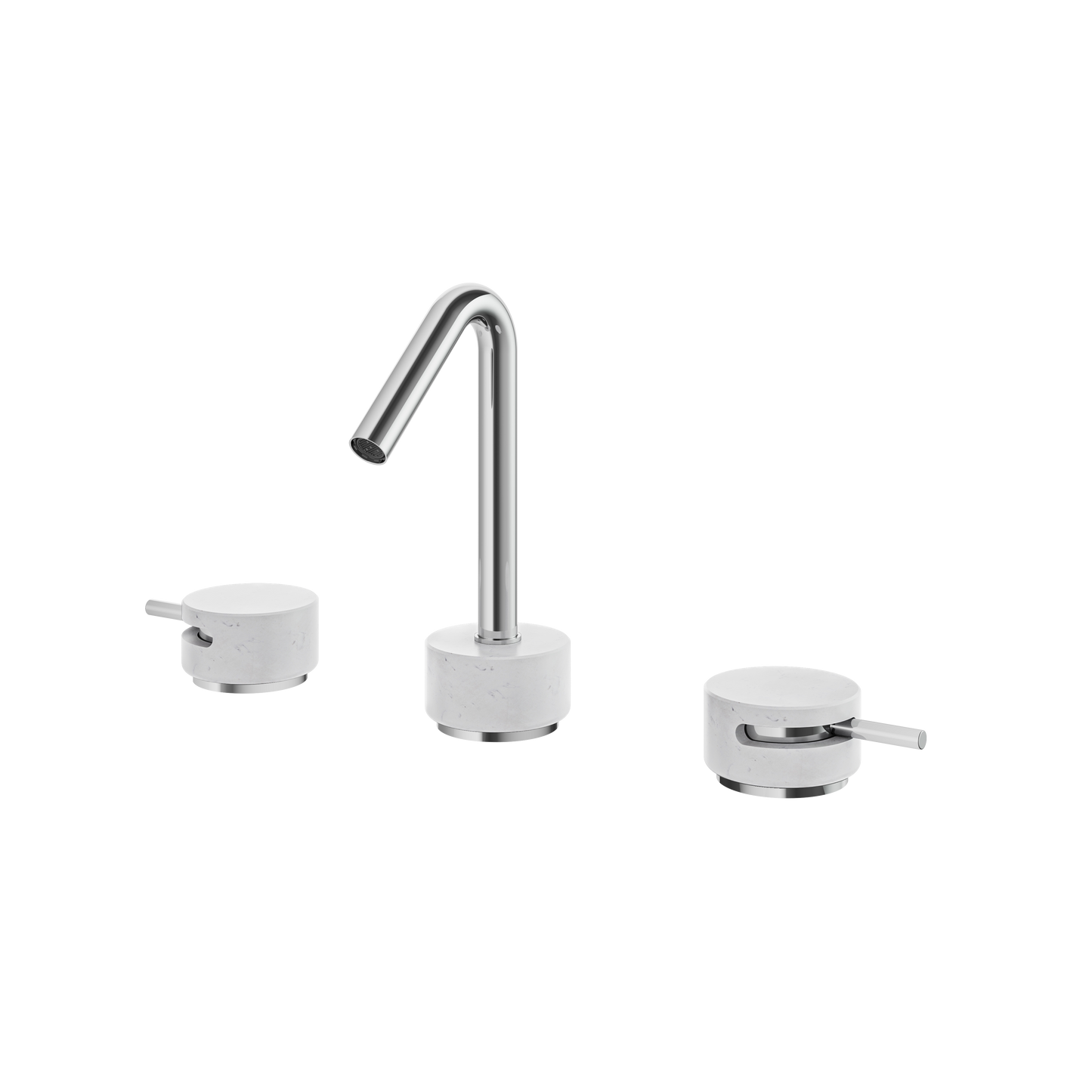 Aquabrass Marmo 8" Cc Lavatory Faucet - Carrara