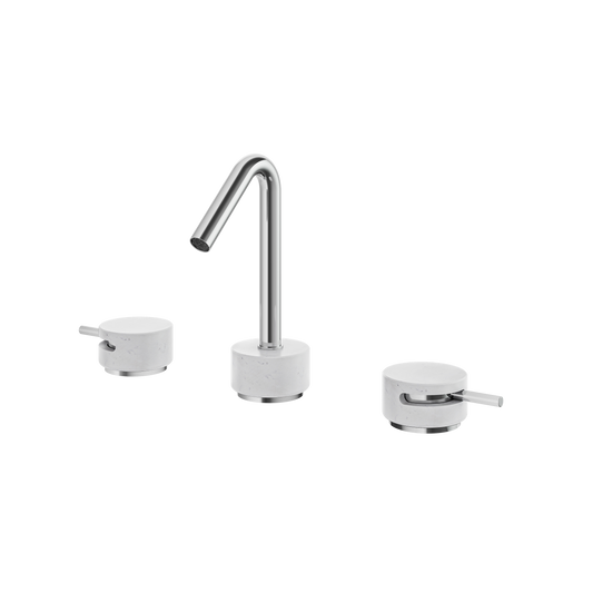 Aquabrass Marmo 8" Cc Lavatory Faucet - Carrara