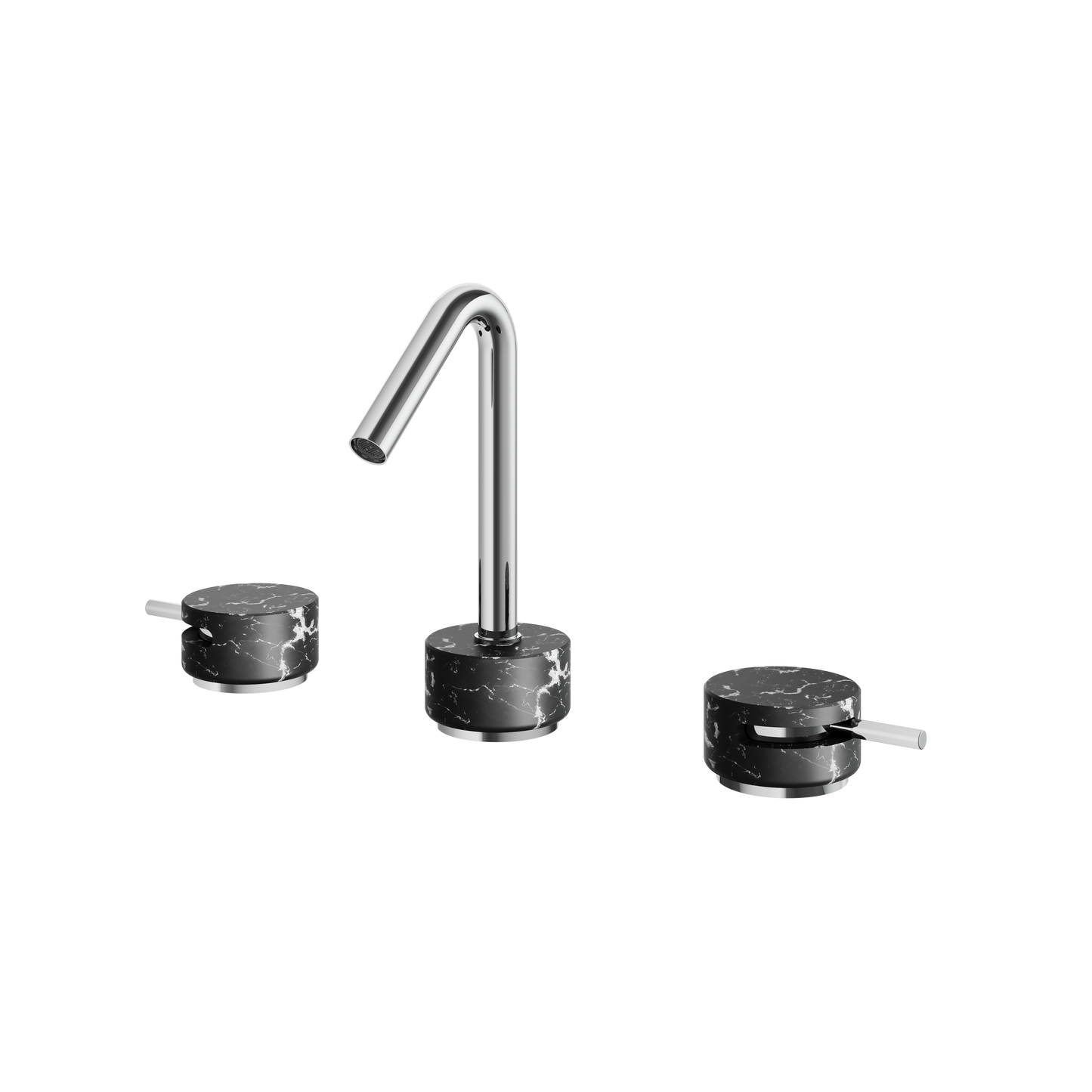 Aquabrass Marmo 8" Cc Lavatory Faucet - Marquina