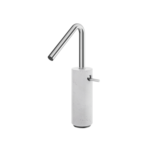 Aquabrass Marmo Tall S-Hole Lavatory Fct Carrara