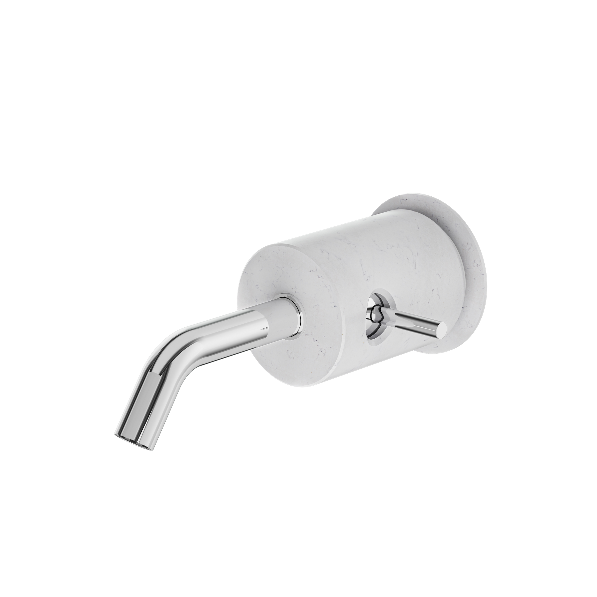 Aquabrass Marmo Wall Lavatory Faucet - Carrara