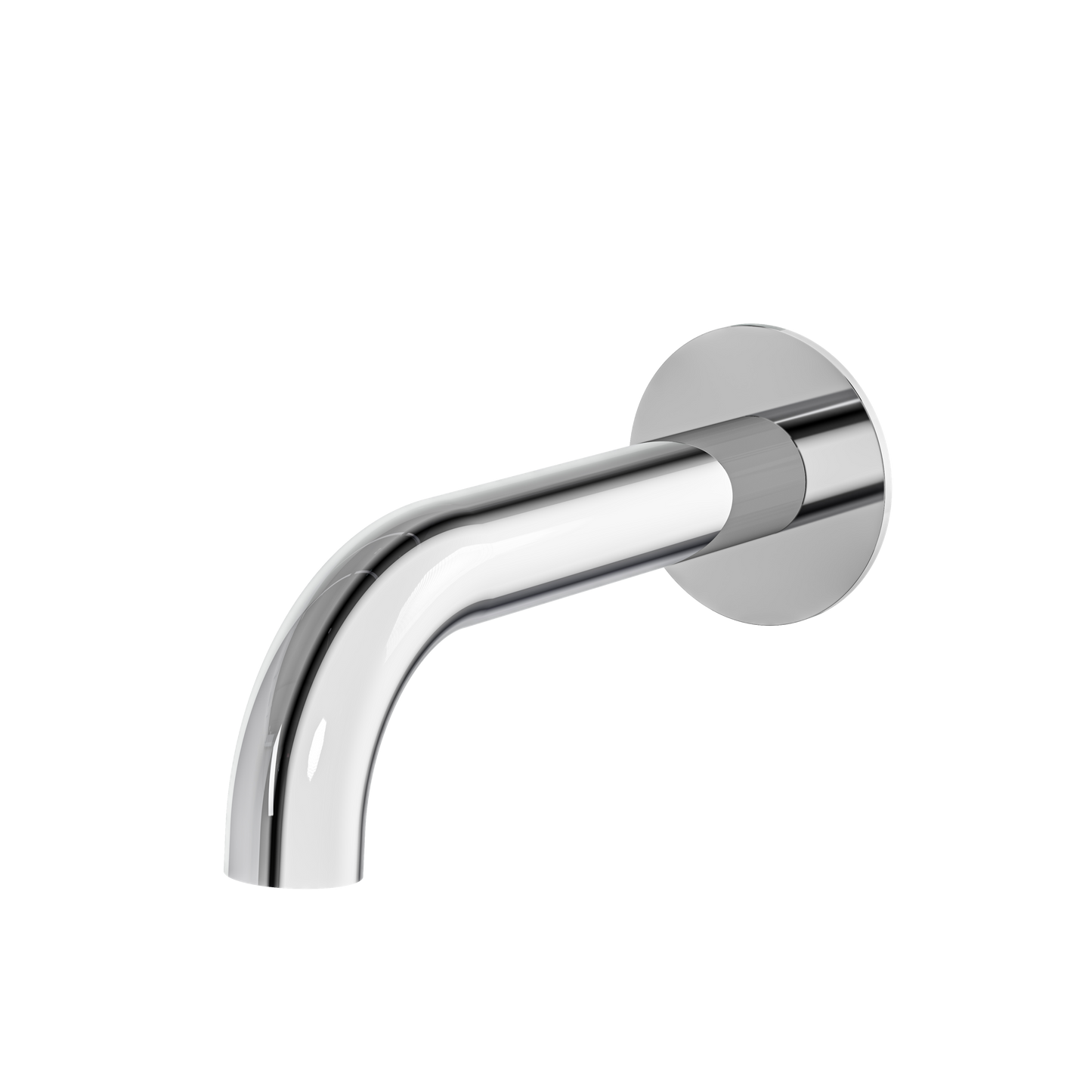 Aquabrass Tub spout 7" Round Slip-Fit Tub Spout No Diverter