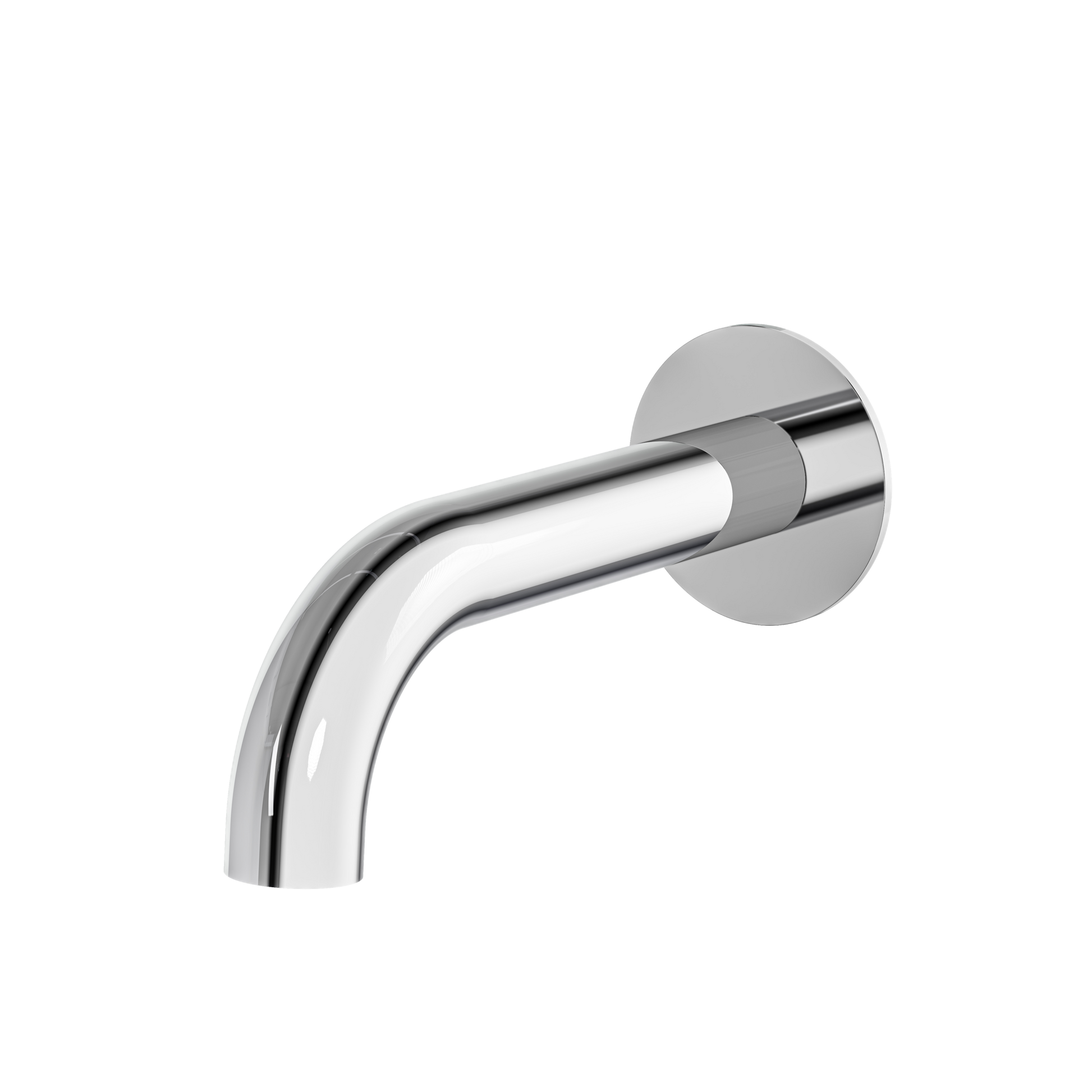 Aquabrass Tub spout 7" Round Slip-Fit Tub Spout No Diverter