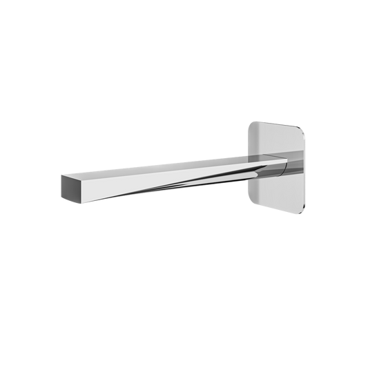 Aquabrass Chicane 9" Square Tub Spout