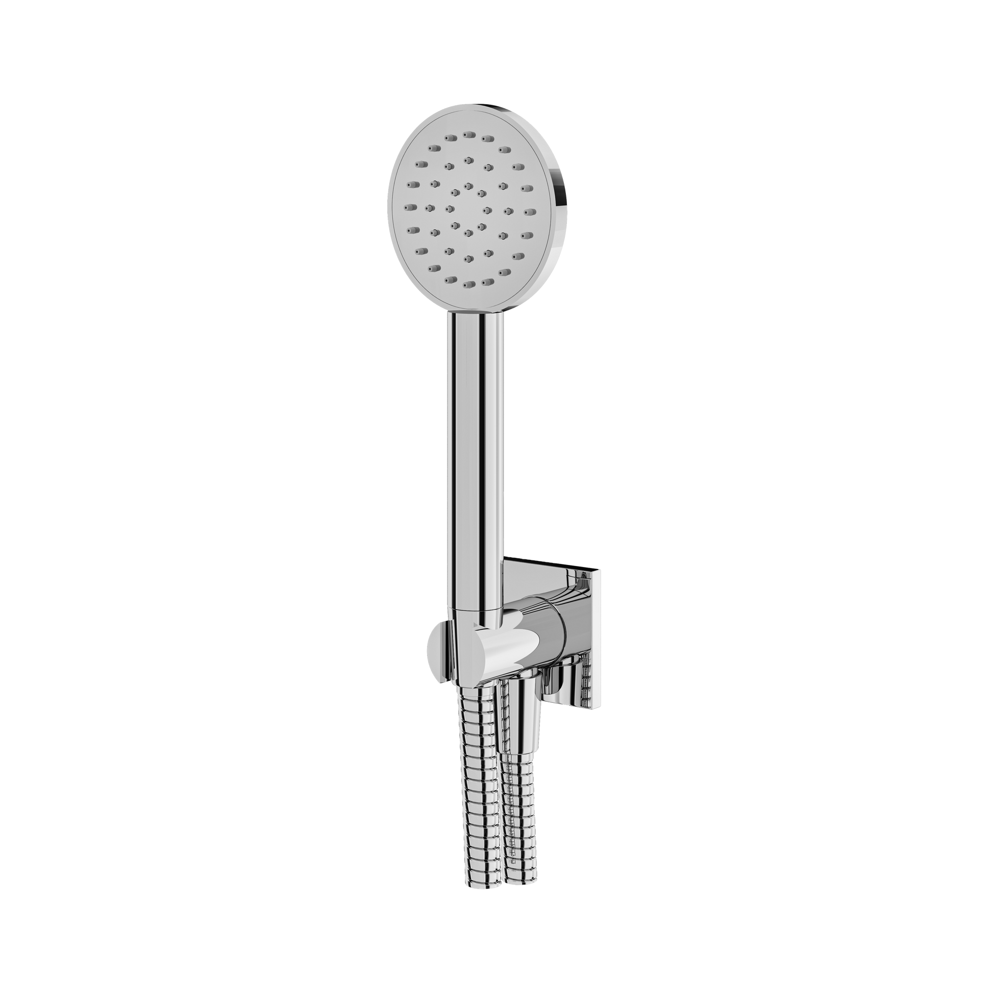 Aquabrass Round Handshower Set - Sq Flange