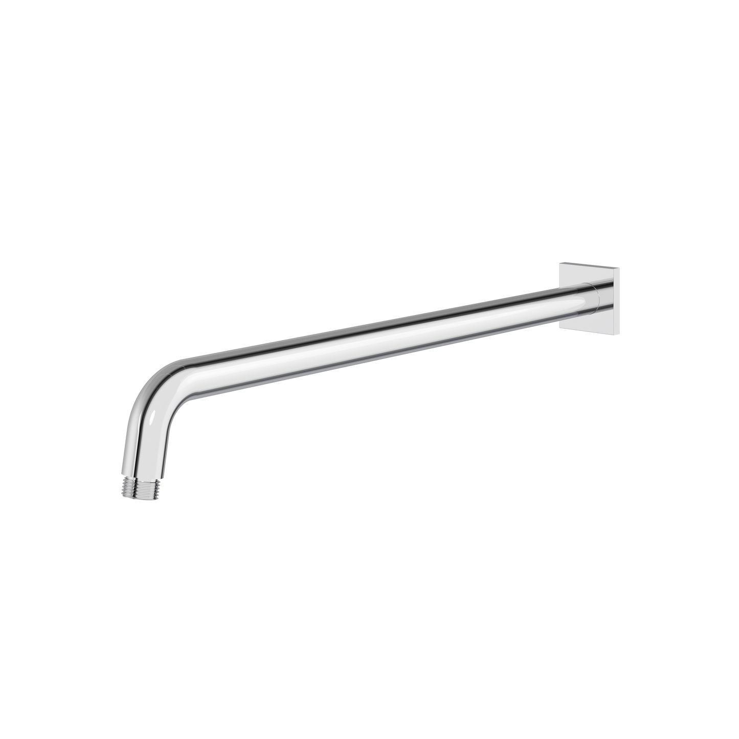 Aquabrass 18" Round Shw Arm & Square Flange