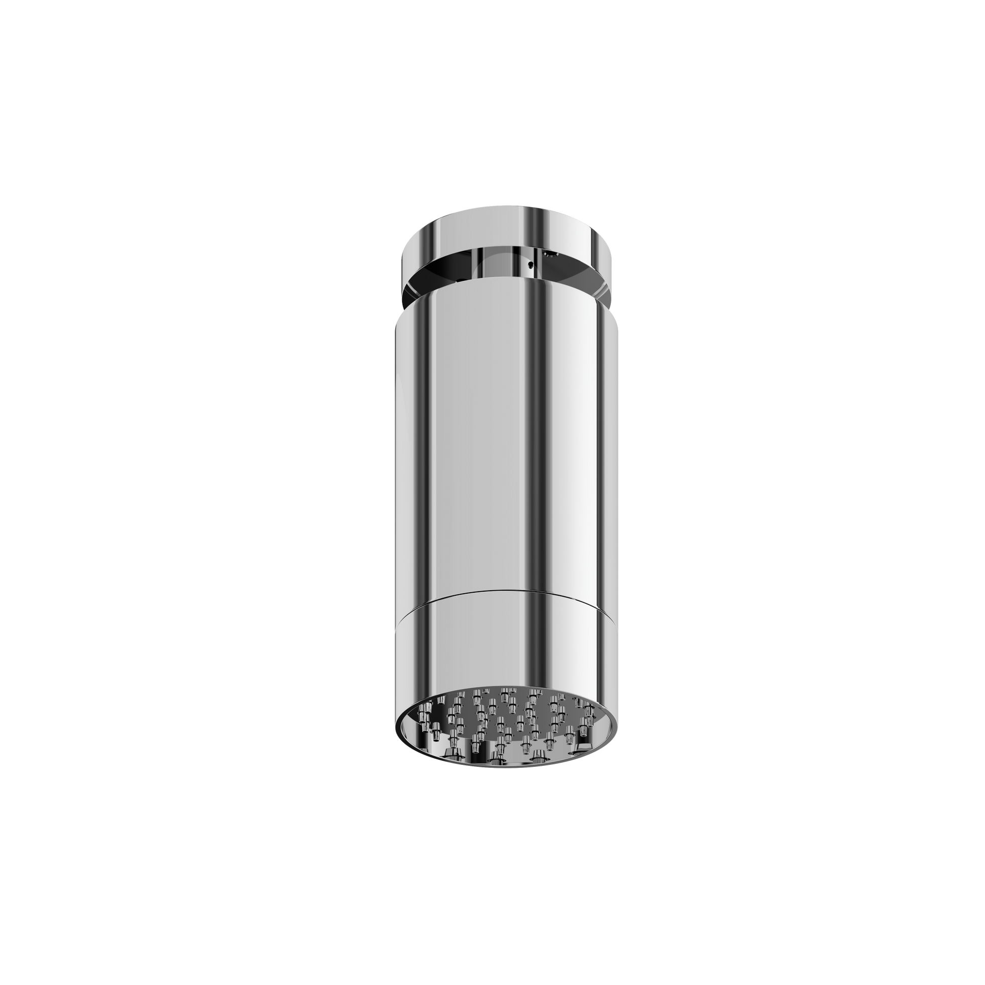 Aquabrass Rainhead With Ceiling Arm-Smooth Ring
