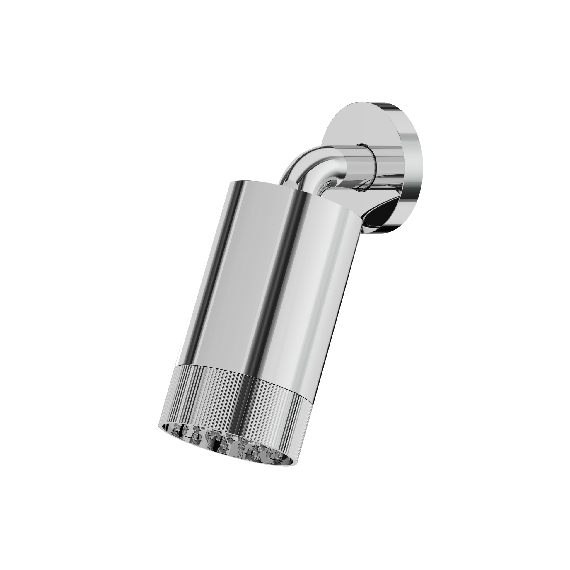 Aquabrass Shwhd With Wall Arm-Textured Ring