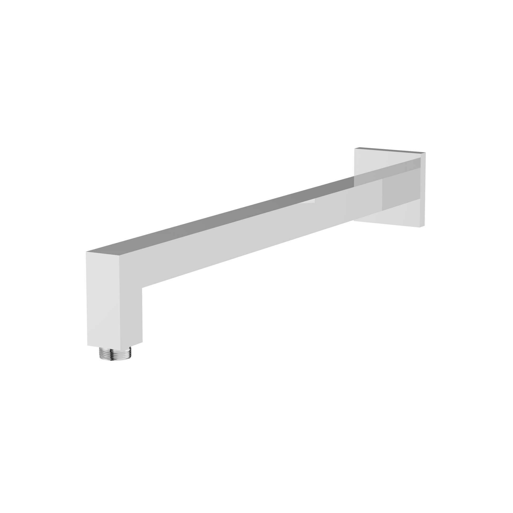 Aquabrass Square 16'' Shw Arm With Flange