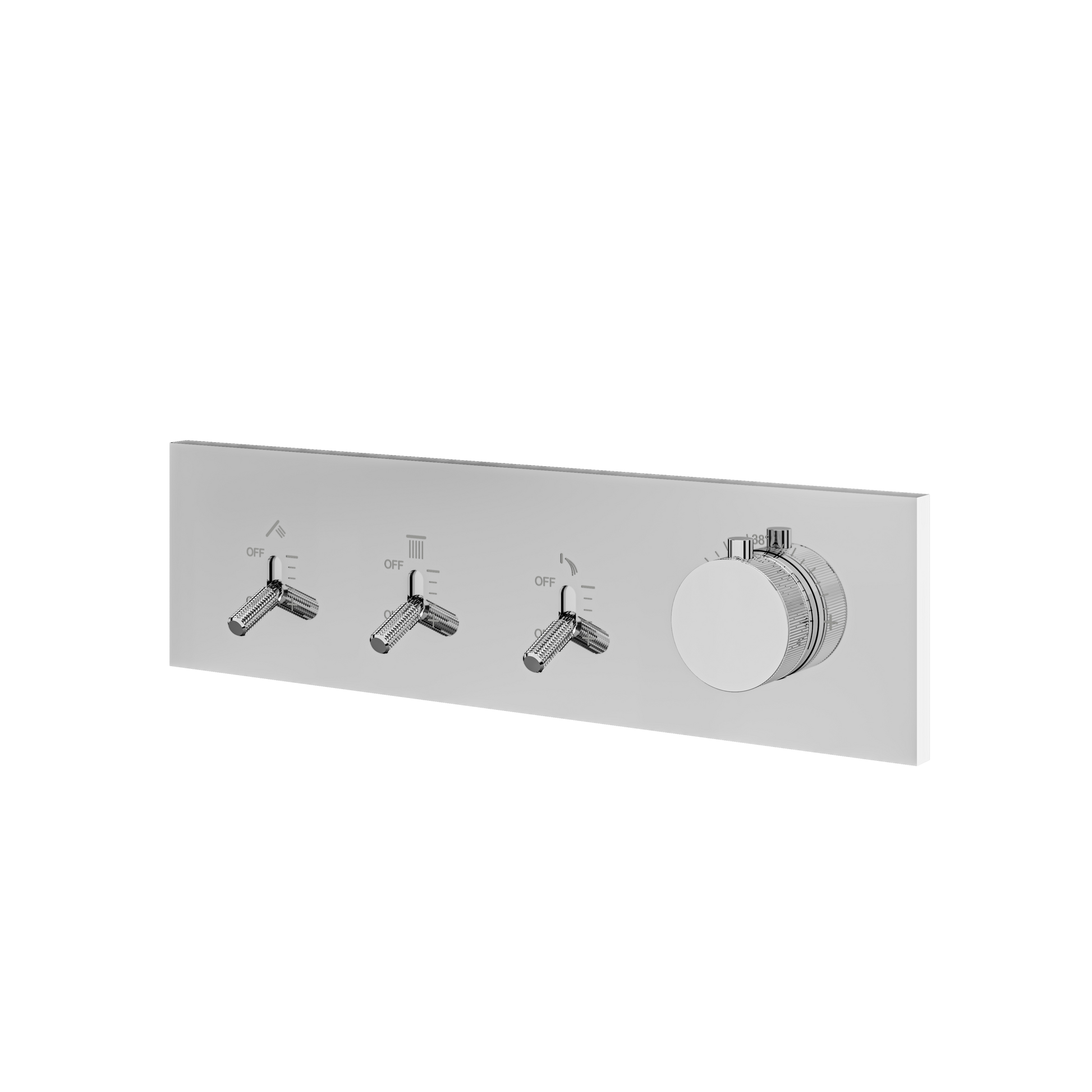 Aquabrass Dimmer 3 Way Shower Trim