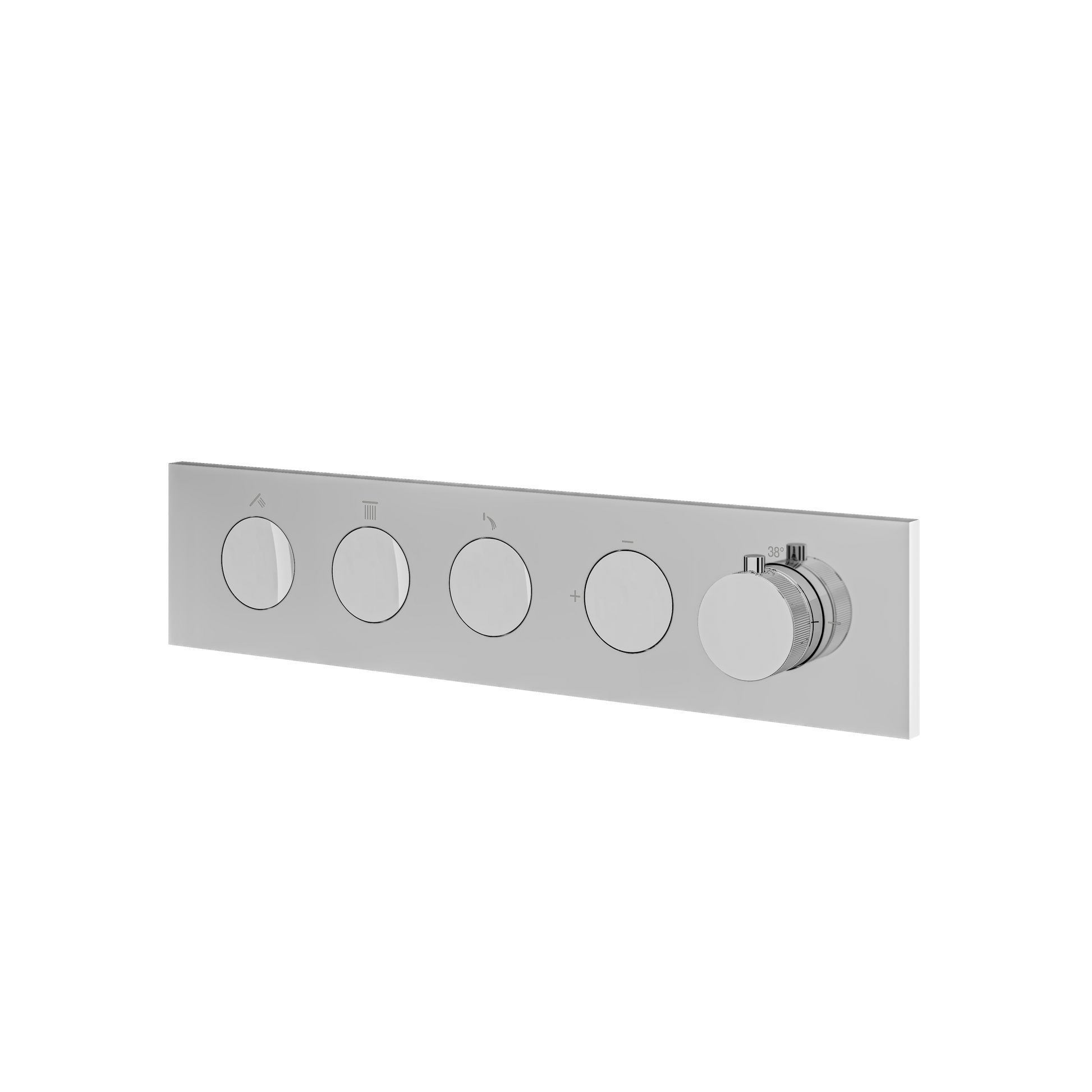 Aquabrass Flush 3 Way Shower Trim