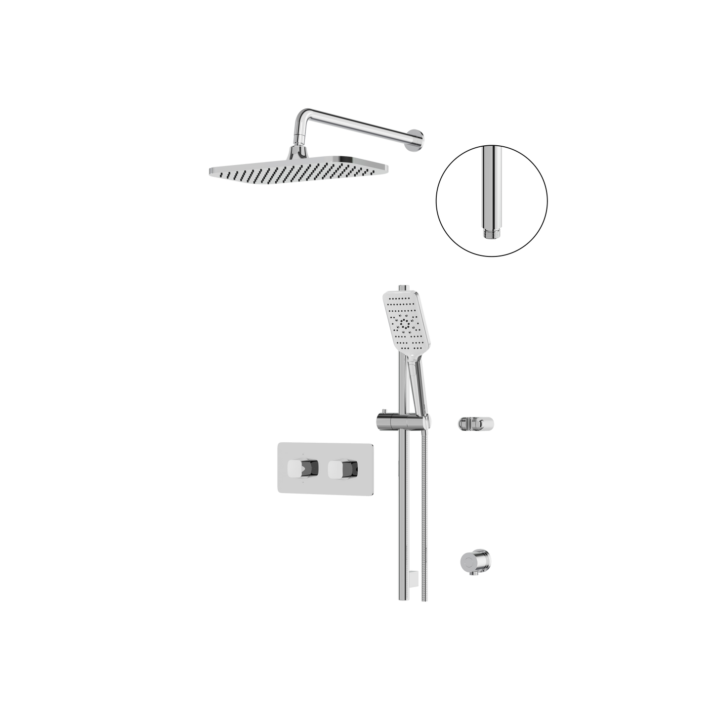 Aquabrass Inabox-01 Shower Faucet-2 Way Non-Shared