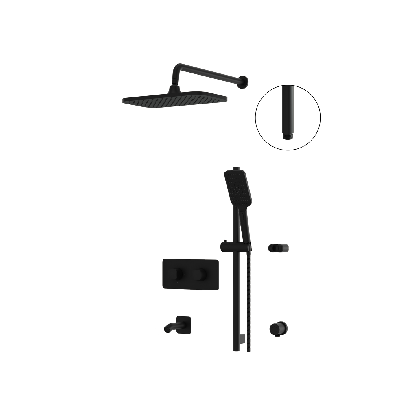 Inabox-02 Shower Faucet -3 Wy Non-Shared