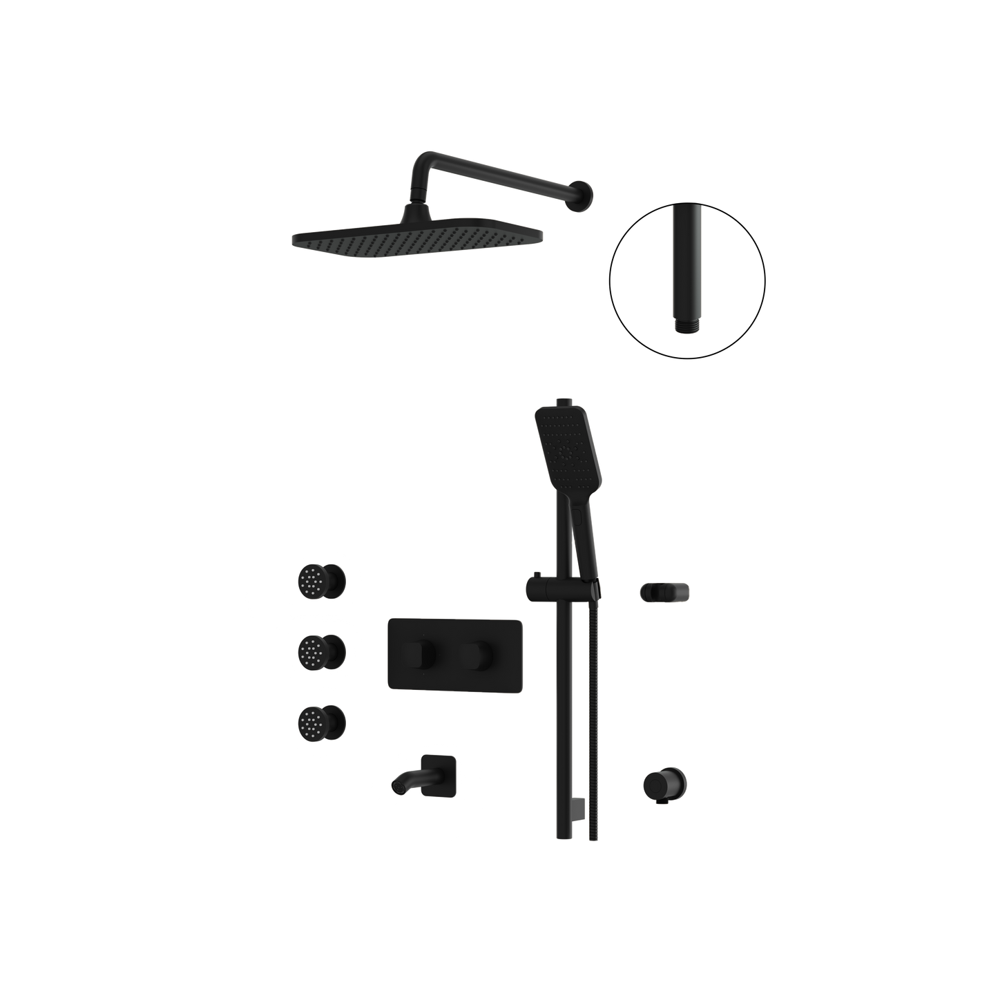 Inabox-03 Shower Faucet -3 Wy Non-Shared