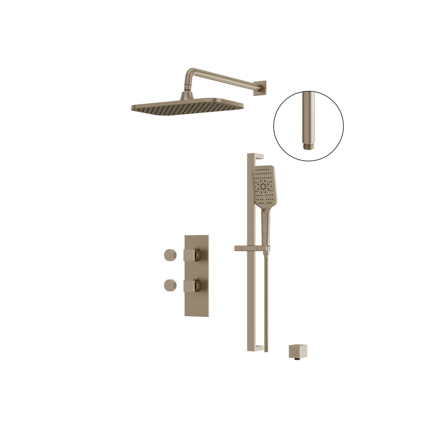 01 Shower Faucet- 2Way Shared