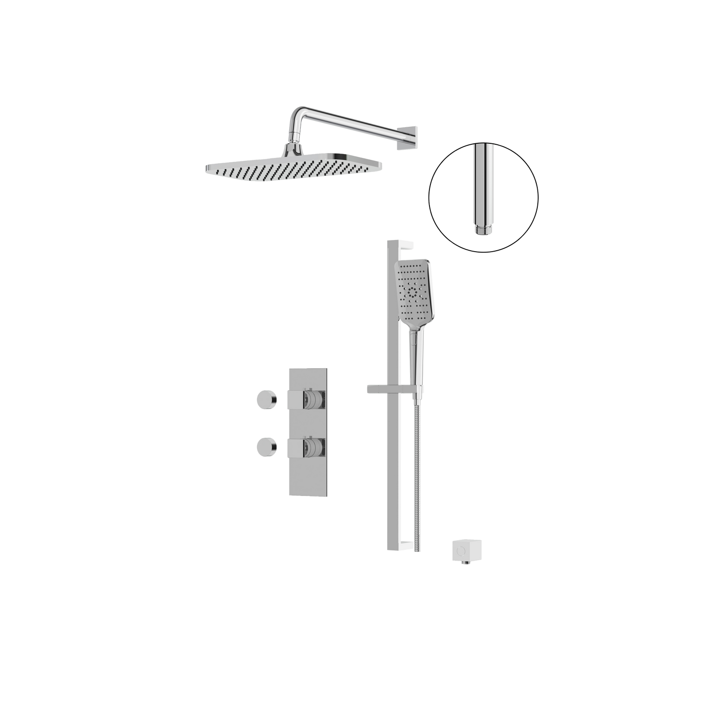 Aquabrass Miamibox 01 Shower Faucet 2Wy Non Shared