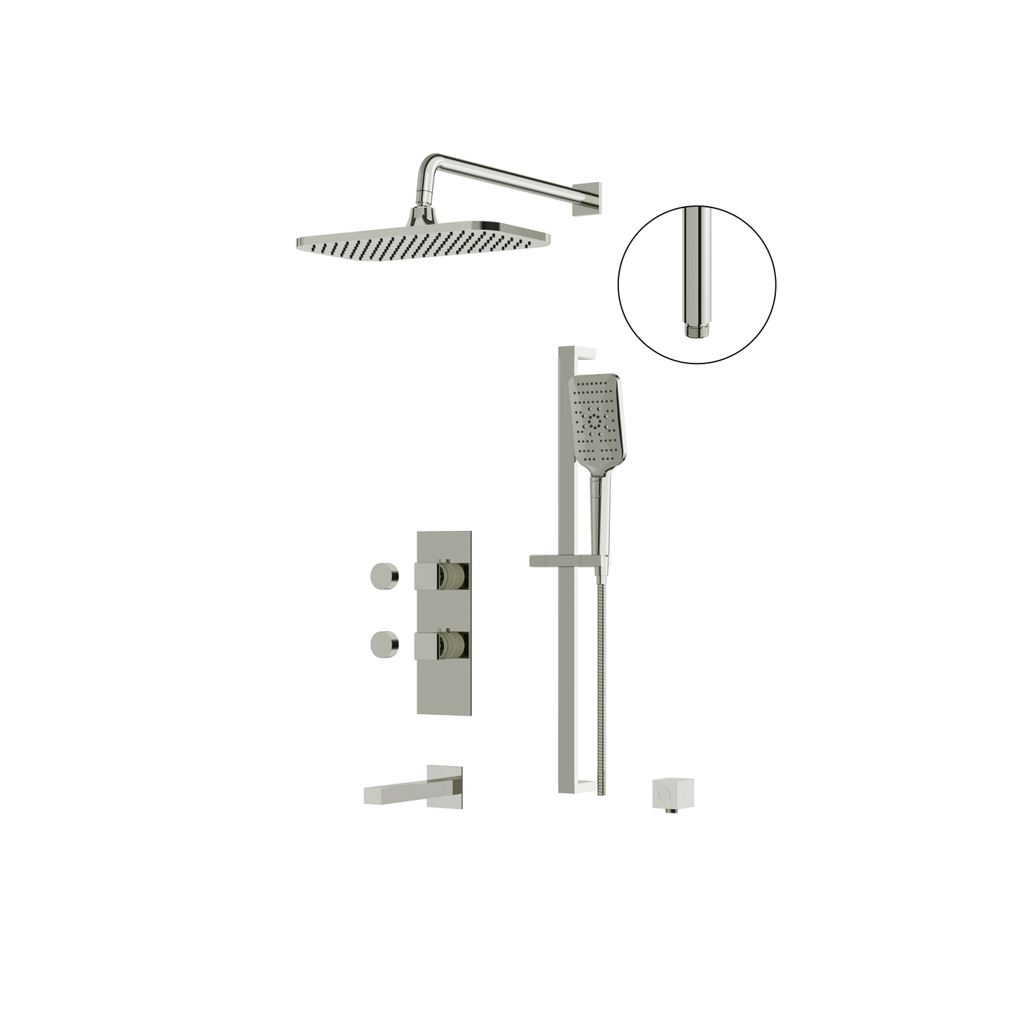 Tub/Shower Faucet-3W Non Share