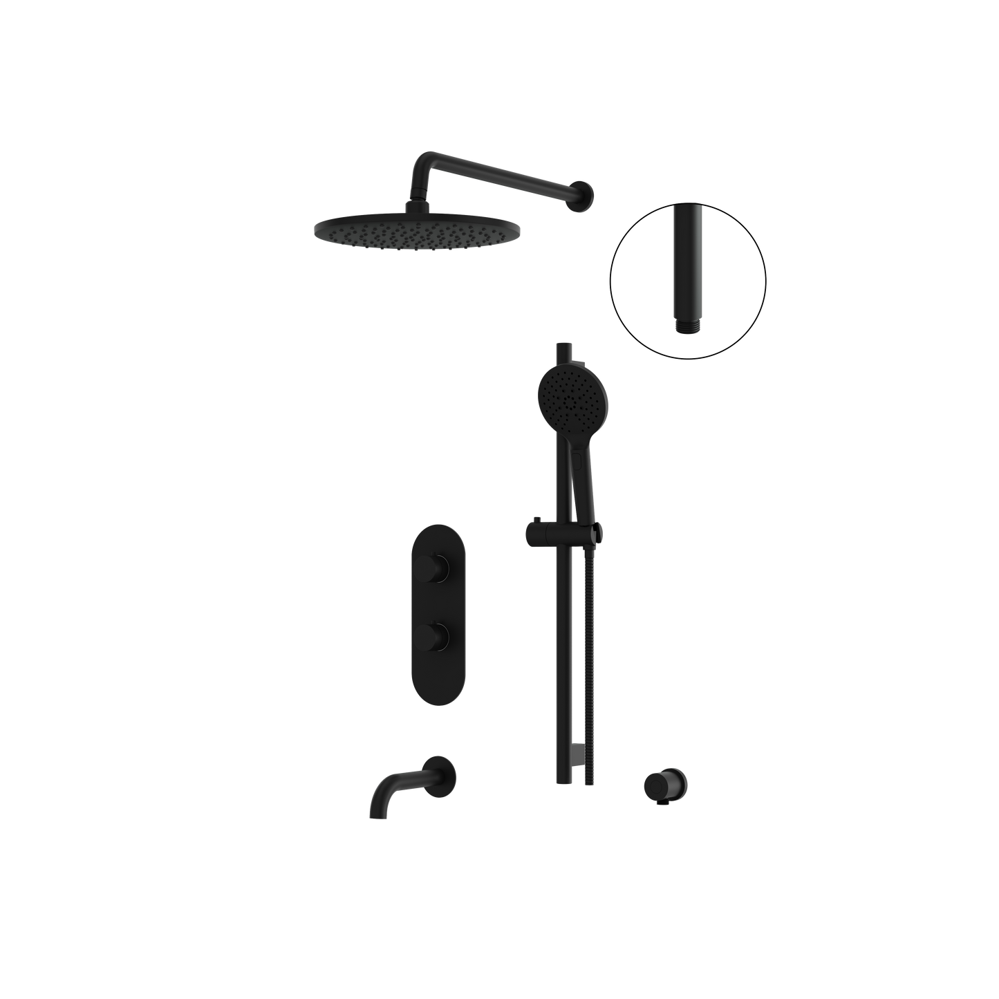 Shower Faucet- 3Way Shared