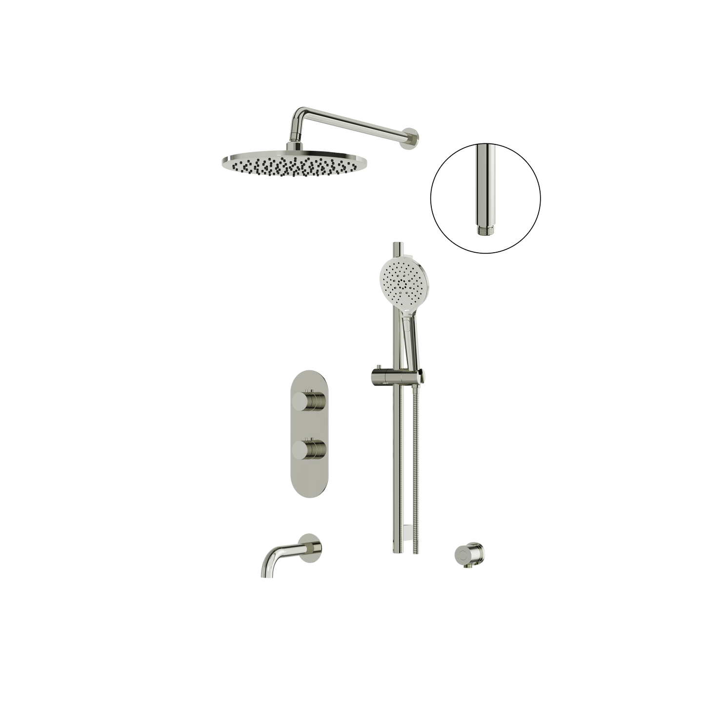Shower Faucet- 3Way Shared