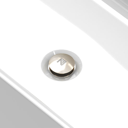 Bathtub Drain Brushed Nickel