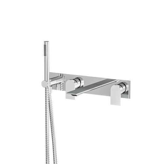 Aquabrass Alpha Wall Tub Filler With Hs-Trim