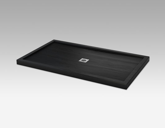 Aurora Quad Shower Base 60" x 32" – Slate
