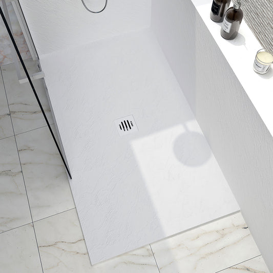 Shower Base Slate 48x32, In a corner, wall on the left