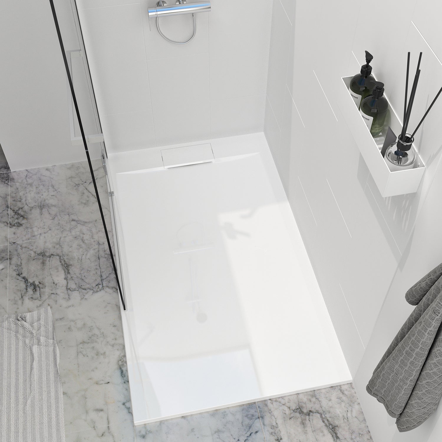 Shower Base Liss 60x32, Custom (tile flange)