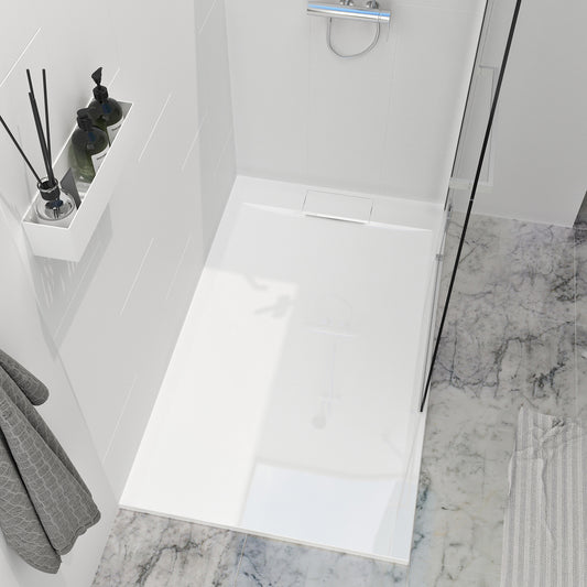 Shower Base Liss 60x32, In a corner, wall on the right, drain on the right