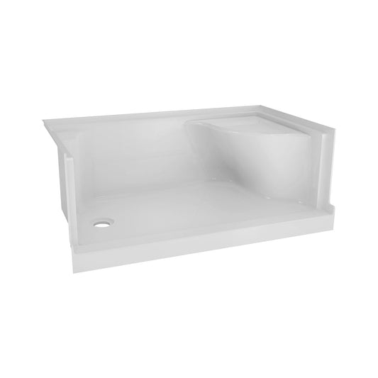 Shower Base With Molded Seat 60x32