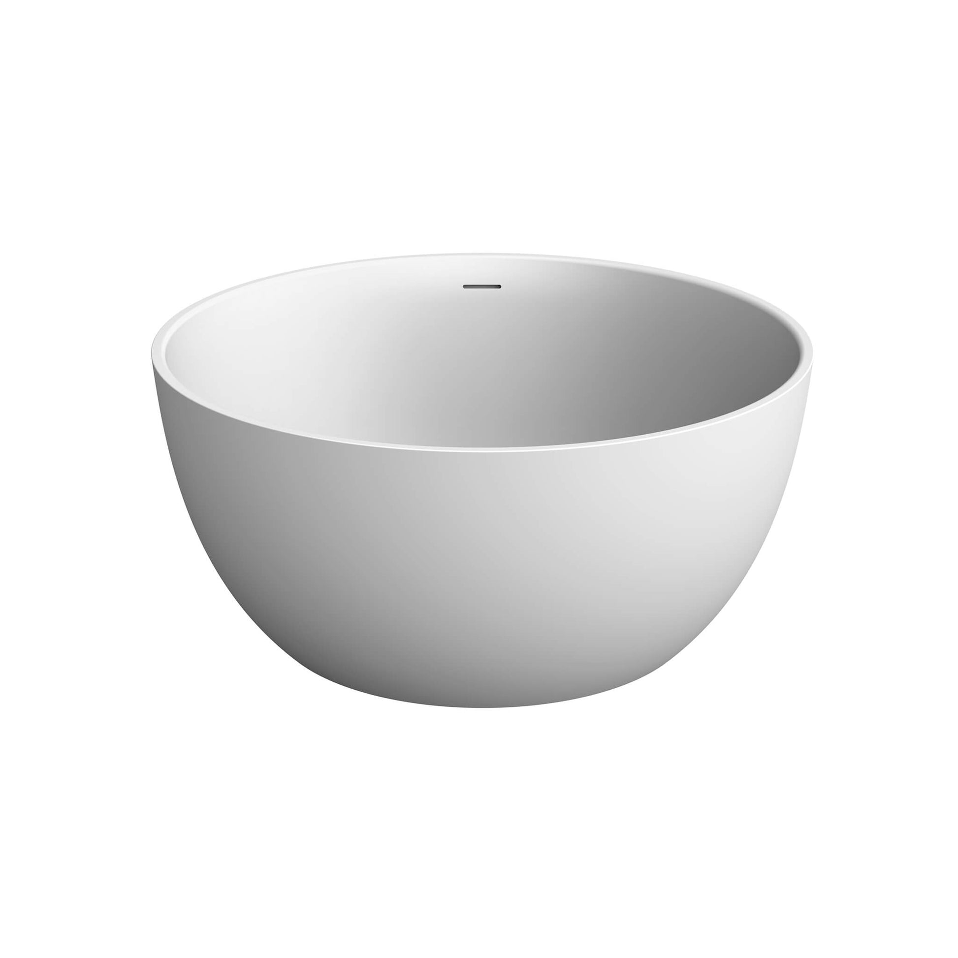 Centerpiece Freestanding Bathtub - White Matte Interior / Black Matte Exterior