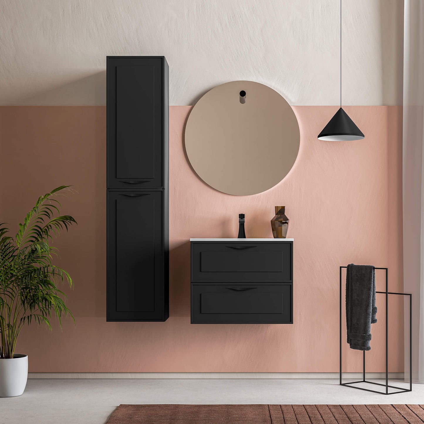 Deville Wallmount Vanity 24"
