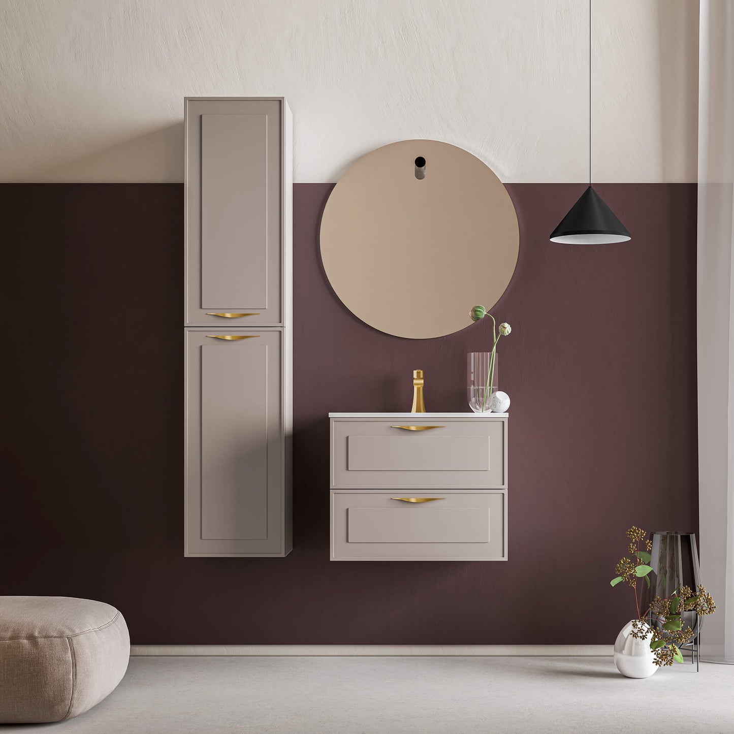Deville Wallmount Vanity 24"