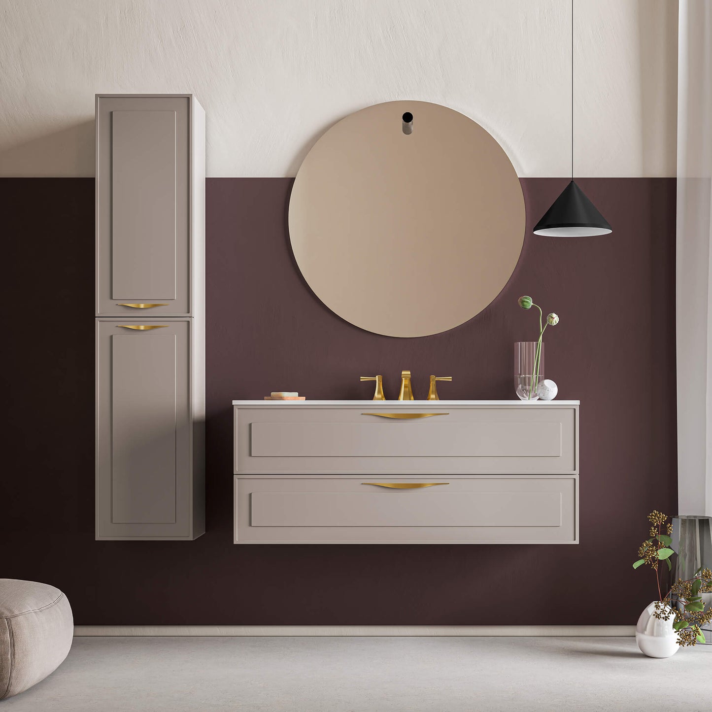 Deville Wallmount Vanity 48"