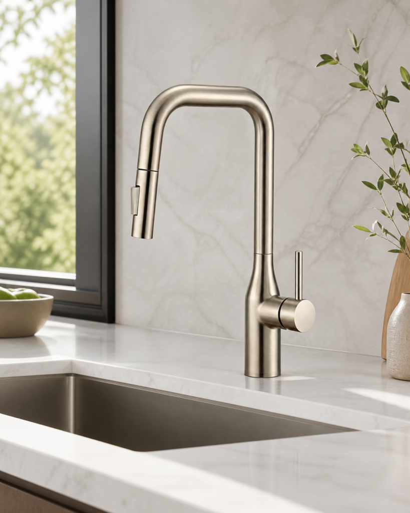F03 Pull-Down Kitchen Faucet - Brushed Nickel