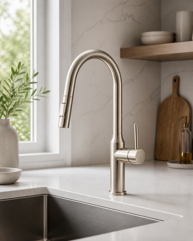 F04 Pull-Down Kitchen Faucet - Brushed Nickel