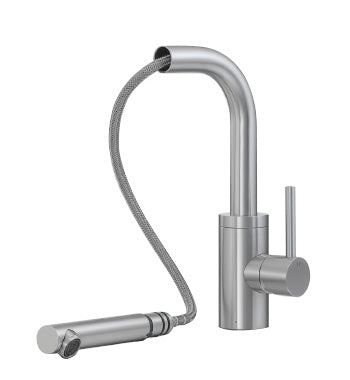 Kitchen faucet with extractable spray-head
