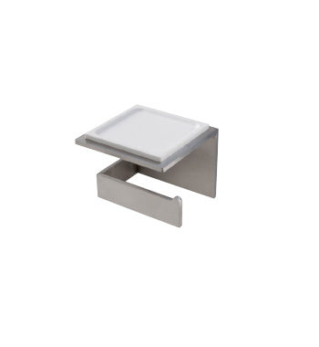 Toilet roll holder and shelf – Inox (IS)